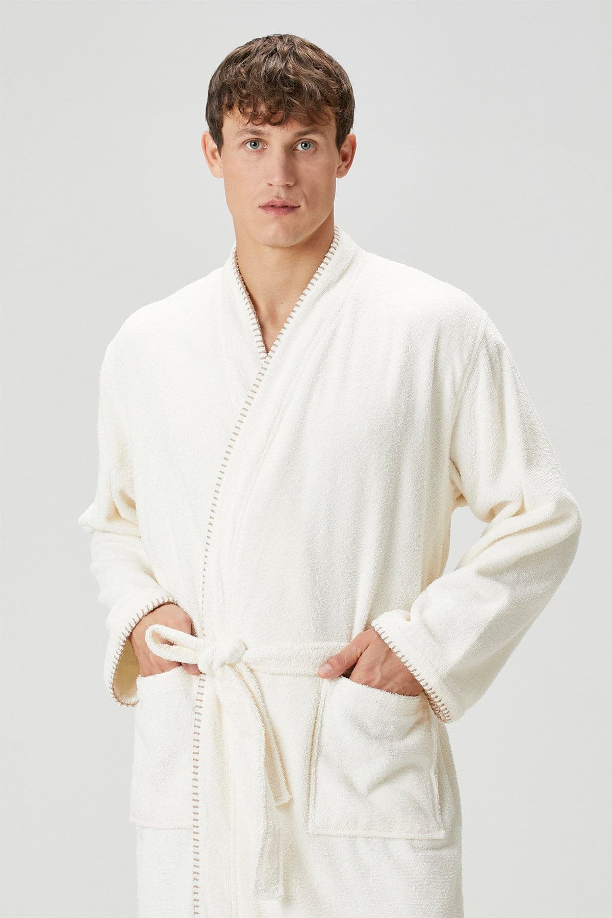 Peignoir Shine Homme — Écru