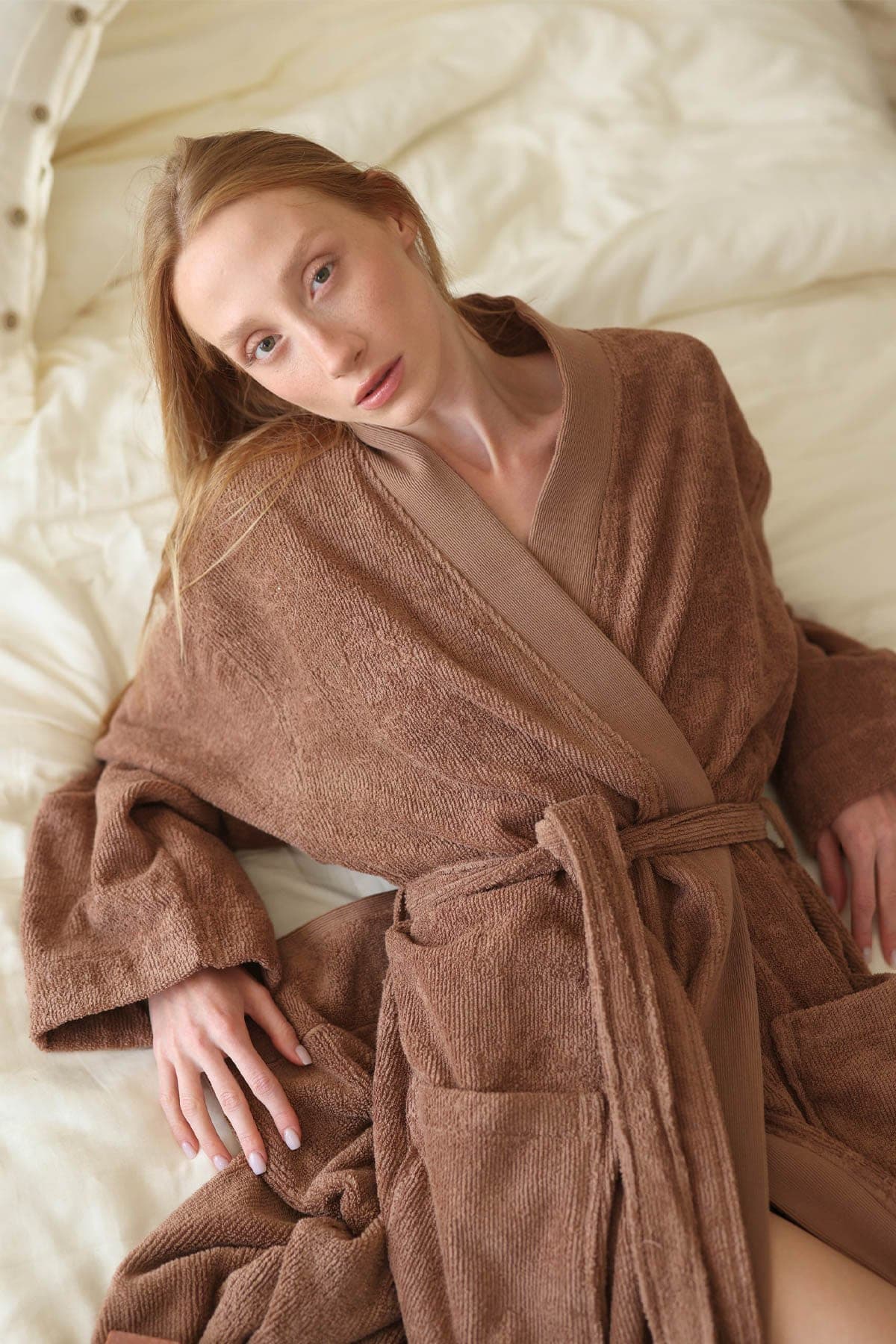 Peignoir Soleil Femme — Chocolat