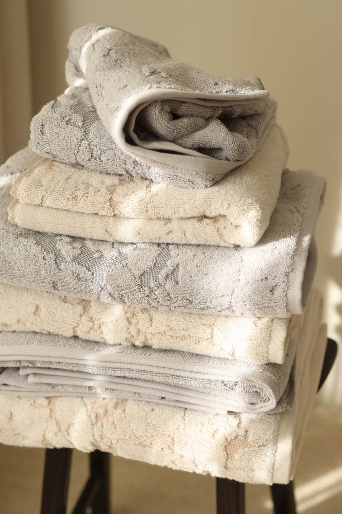 Serviette de bain Marbre — Gris