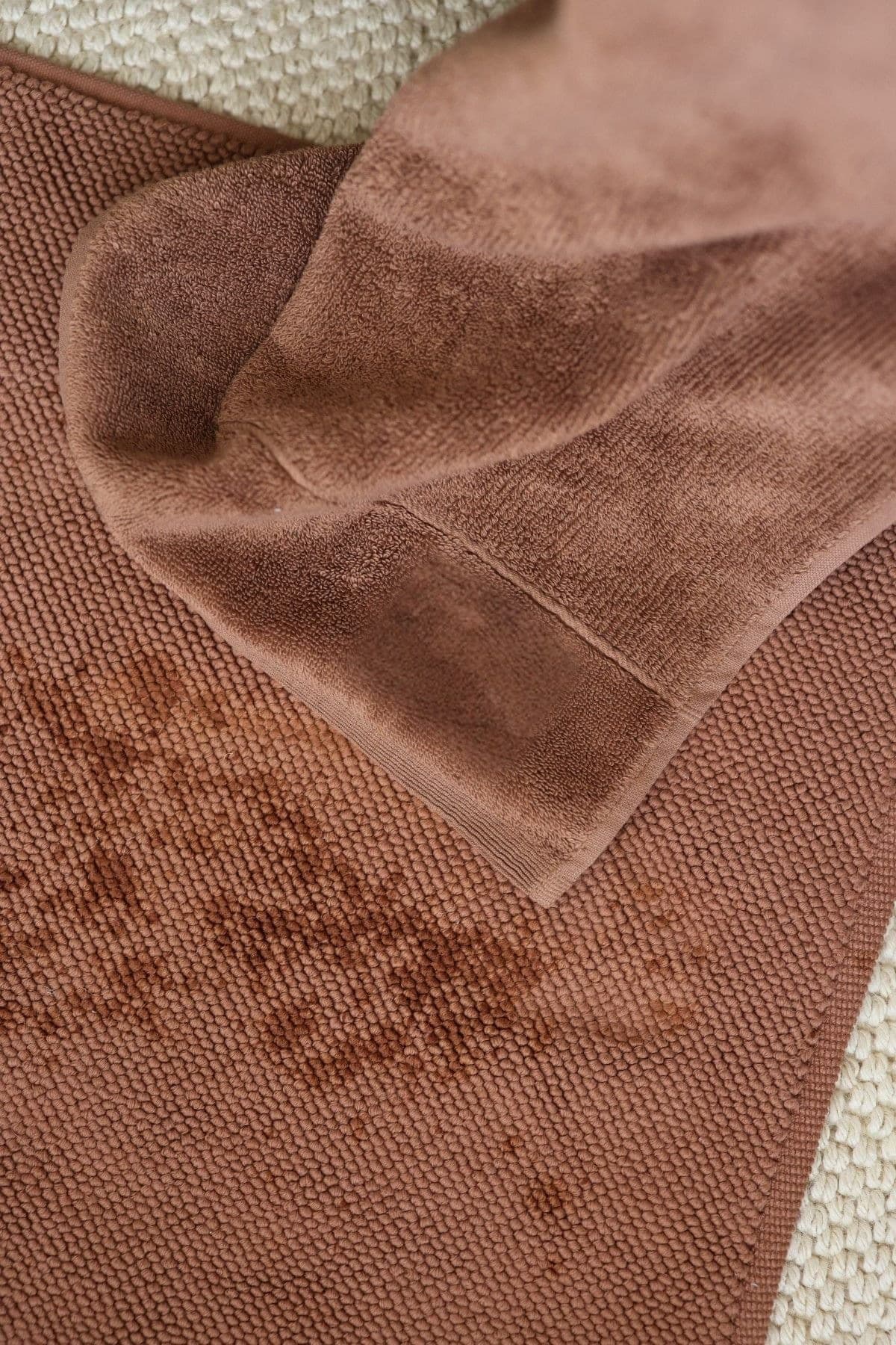 Serviette de bain Soleil — Chocolat