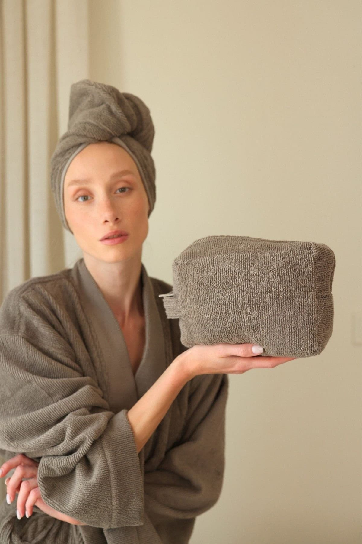 Trousse de toilette Soleil — Gris